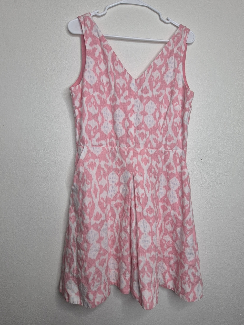 GAP Pink and White Patterned Kids Dress